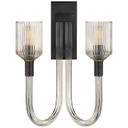 Sconces Double Glass by Visual Comfort Signature ( 268 | KW 2404CRB/BZ Reverie ) 