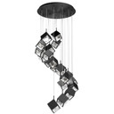 Pendants Multi-port/Cascade by W.A.C. Lighting ( 34 | PD-29321R-BK Ice Cube ) 