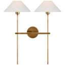 Sconces Double Candle by Visual Comfort Signature ( 268 | SP 2026HAB-L Hackney ) 