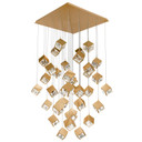 Pendants Multi-port/Cascade by W.A.C. Lighting ( 34 | PD-29341S-AB Ice Cube ) 