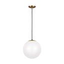 Pendants Glass Down by Visual Comfort Studio ( 454 | 6024EN3-848 Leo - Hanging Globe ) 