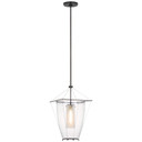 Foyer/Hall Lanterns Glass w/Frame by Visual Comfort Signature ( 268 | RB 5092BZ-CG Ovalle ) 