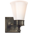 Sconces Single Glass by Visual Comfort Signature ( 268 | SS 2001BZ-WG Siena ) 
