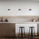 Mini Pendants Cable by W.A.C. Lighting ( 34 | PD-37310-BK/GO Dome ) 