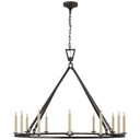 Large Chandeliers Candle by Visual Comfort Signature ( 268 | CHC 5173AI Darlana Ring ) 