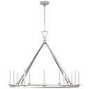 Large Chandeliers Candle by Visual Comfort Signature ( 268 | CHC 5173PN Darlana Ring ) 