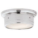 Flush Mounts Drum Shade by Visual Comfort Signature ( 268 | SS 4015CH-WG Siena2 ) 