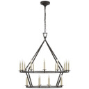 Mid. Chandeliers Candle by Visual Comfort Signature ( 268 | CHC 5178AI Darlana Ring ) 