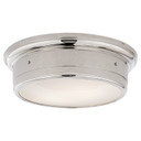 Flush Mounts Drum Shade by Visual Comfort Signature ( 268 | SS 4016CH-WG Siena2 ) 