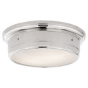 Flush Mounts Drum Shade by Visual Comfort Signature ( 268 | SS 4016PN-WG Siena2 ) 