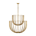 Mid. Chandeliers Empire/Basket by Visual Comfort Modern ( 182 | SLCH33027PAB Sanchi ) 
