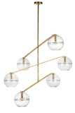 Large Chandeliers Glass Shade by Visual Comfort Modern ( 182 | SLCH354CPAB-L Lowing ) 