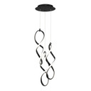 Pendants Multi-port/Cascade by W.A.C. Lighting ( 34 | PD-47803R-BK Interlace ) 