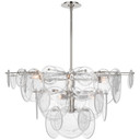 Large Chandeliers Glass Shade by Visual Comfort Signature ( 268 | ARN 5450PN-CSG Loire ) 