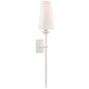 Sconces Single Candle by Visual Comfort Signature ( 268 | JN 2075PW-L Iberia ) 