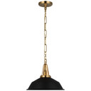 Pendants Metal Shade by Visual Comfort Signature ( 268 | CHC 5461AB-BLK Layton ) 