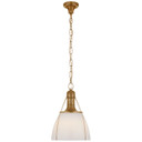 Pendants Glass Down by Visual Comfort Signature ( 268 | CHC 5475AB-WG Prestwick ) 