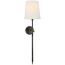 Sconces Single Candle by Visual Comfort Signature ( 268 | TOB 2024BZ/HAB-L Bryant ) 