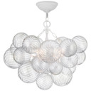 Semi-Flush Mts. Multi-port/Cluster by Visual Comfort Signature ( 268 | JN 4110PW/CG Talia ) 