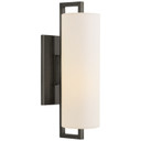 Sconces Single Glass by Visual Comfort Signature ( 268 | S 2520BZ-L Bowen ) 