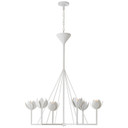 Large Chandeliers Metal Shade by Visual Comfort Signature ( 268 | JN 5004PW Alberto ) 