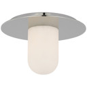 Flush Mounts Glass Down by Visual Comfort Signature ( 268 | KW 4006PN-ALB Fosse ) 