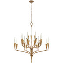 Large Chandeliers Candle by Visual Comfort Signature ( 268 | CHC 5503GI Aiden ) 