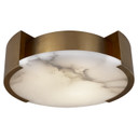 Flush Mounts Bowl Style by Visual Comfort Signature ( 268 | KW 4012AB Melange ) 