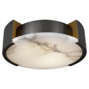 Flush Mounts Bowl Style by Visual Comfort Signature ( 268 | KW 4012BZ Melange ) 