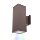 Exterior Wall Mount by W.A.C. Lighting ( 34 | DC-WD05-SS-CC-BZ Cube Arch ) 