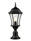Exterior Post/Pier Head by Z-Lite ( 224 | 522PHM-553PM-BK Wakefield ) 