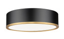 Flush Mounts Metal Shade by Z-Lite ( 224 | 1018F16-MB-MGLD-LED Bradley ) 
