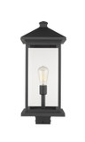 Exterior Post/Pier Head by Z-Lite ( 224 | 531PHBXLS-BK Portland ) 