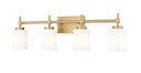 Bathroom Fixtures Four Lights by Z-Lite ( 224 | 622-4V-MGLD Cadoc ) 