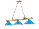 Linear/Island 3 Light Bar by Z-Lite ( 224 | 2306-3RB-MEB Cordon ) 