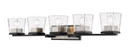 Bathroom Fixtures Five+Lights by Z-Lite ( 224 | 475-5V-MB-BN Bleeker Street ) 