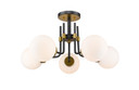 Semi-Flush Mts. Directional by Z-Lite ( 224 | 477-5SF-MB-OBR Parsons ) 
