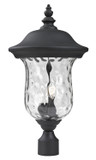 Exterior Post/Pier Head by Z-Lite ( 224 | 533PHB-BK Armstrong ) 