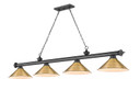 Linear/Island 4 Light + by Z-Lite ( 224 | 2306-4BP-RB15 Cordon ) 