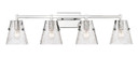 Bathroom Fixtures Four Lights by Z-Lite ( 224 | 1101-4V-CH Analia ) 