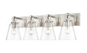Bathroom Fixtures Four Lights by Z-Lite ( 224 | 483-4V-BN Harper ) 