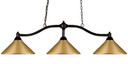 Linear/Island 3 Light Bar by Z-Lite ( 224 | 147BRZ-MSG Chance ) 
