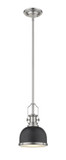 Mini Pendants Metal Shade by Z-Lite ( 224 | 725MP-MB+BN Melange ) 