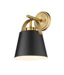 Sconces Single Candle by Z-Lite ( 224 | 726-1S-MB+HBR Z-Studio ) 
