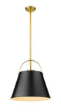 Pendants Drum Shade by Z-Lite ( 224 | 726P18-MB+HBR Z-Studio ) 