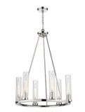 Mid. Chandeliers Glass Up by Z-Lite ( 224 | 3031-6PN Beau ) 