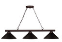 Linear/Island 3 Light Bar by Z-Lite ( 224 | 155-3BRZ-MBRZ Shooter ) 