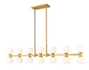 Linear/Island Geometric/Linear by Z-Lite ( 224 | 494-14L-MGLD Artemis ) 