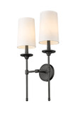 Sconces Double Candle by Z-Lite ( 224 | 3033-2S-MB Emily ) 