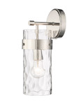 Sconces Single Glass by Z-Lite ( 224 | 3035-1SS-PN Fontaine ) 